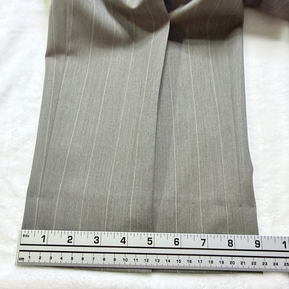 Christian Brooks Pinstripe Suit Men 44L Two-Piece Set - Picture 13 of 15